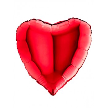 GLOBO 36" CORAZON ROJO