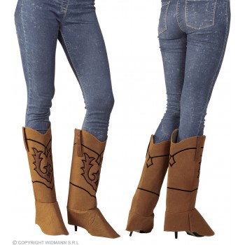 CUBREBOTAS COWBOY MARRON
