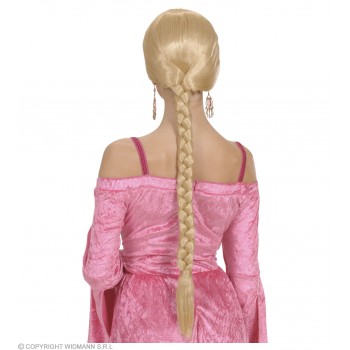 PELUCA TRENZA XL RUBIA