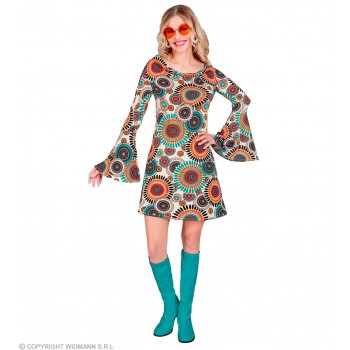 DISF.TRAJE HIPPIE PSICOD. T-S
