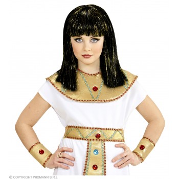 Peluca Inf.Cleopatra Brillo