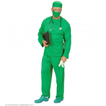 Disfraz Cirujano Verde T-M
