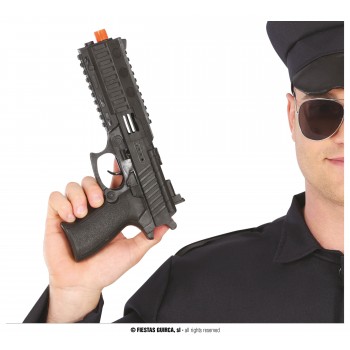 PISTOLA ANCHA 28CM NEGRA