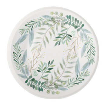 P/8 PLATO 18CM GREENERY PARTY