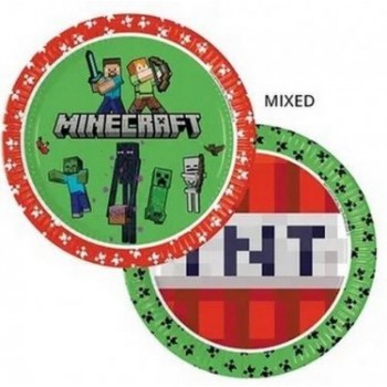 P/8 PLATO 23CM MINECRAFT