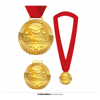 MEDALLA "CONGRATS" GRADUADO