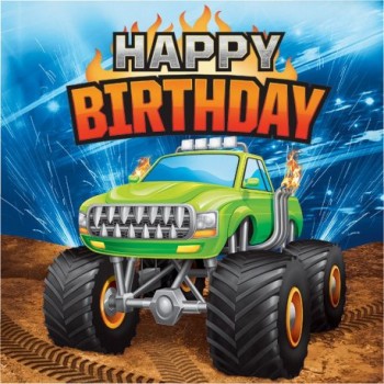 P/16 SERV.H.BDAY MONSTER TRUCK