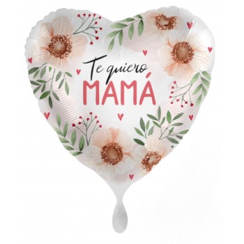 GLOBO 17"TE QUIERO MAMA FLORA