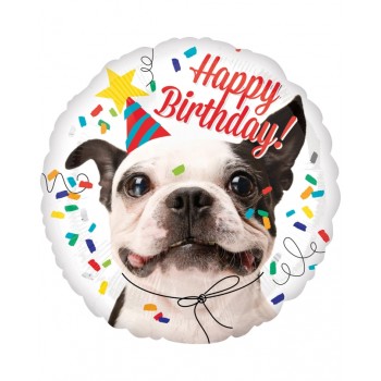 GLOBO 18"HAPPY BDAY PERRO