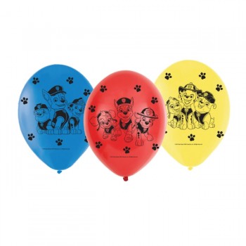 P/6 GLOBO LATEX PATRULLA CANIN