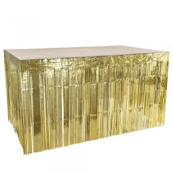 FALDON MESA FLECOS ORO METAL