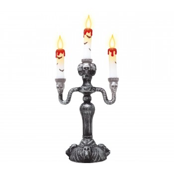 Candelabro 3Velas C/Luz 40Cm