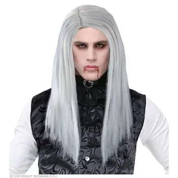 PELUCA LARGA VAMPIRO GRIS