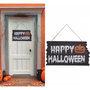 LETRERO HAPPY HALLOWEEN 34X19