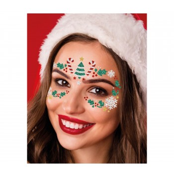ADHESIVO FACIAL NAVIDAD