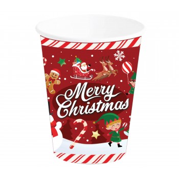 P/6 VASO MERRY CHRISTMAS
