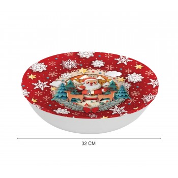 BOL 32CM PAPA NOEL PVC
