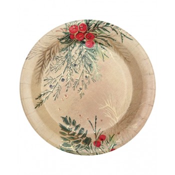 P/10 PLATO 23C RAMAS NAVIDAD
