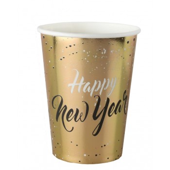 P/10 VASO ORO H.NEW YEAR