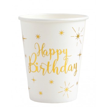 P/10 Vaso Blanco H.Bday