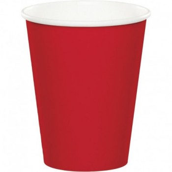 P/8 VASO PAPEL ROJO