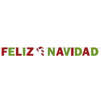 Girn.Feliz Navidad Fieltro