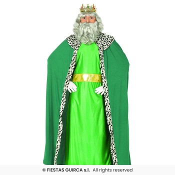 TRAJE REY MAGO VERDE T-L