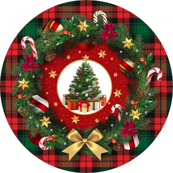 P/6 Plato 23Cm Arbol Navidad