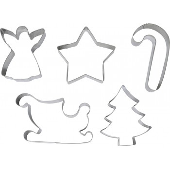 Set 5 Molde Galletas Navidad