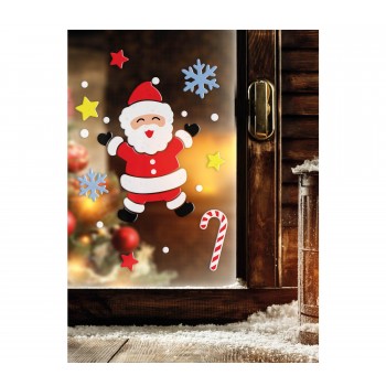 DEC.GEL PAPA NOEL 20X25CM