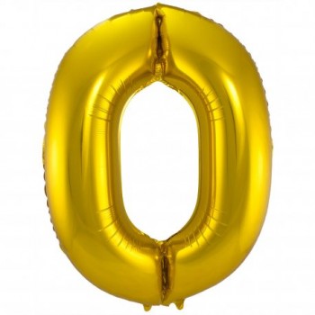 GLOBO Nº0 ORO 86CM