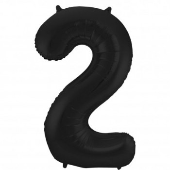 GLOBO Nº2 NEGRO MATE 86CM