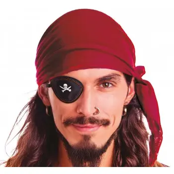 PAÑUELO PIRATA TERCIOPELO BURD