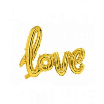 GLOBO LETRAS LOVE ORO