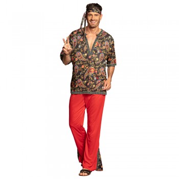 DISF.HIPPIE HOMBRE FLOWER XL