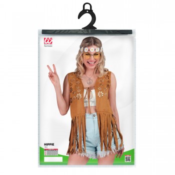 CHALECO HIPPIE MARGARITAS S/M