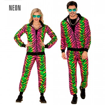 Chandal Neon Cebra Print T-S
