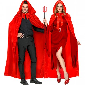CAPA C/CAPUCHA ROJA RASO AD