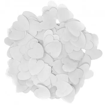 CAÑON CORAZONES BLANCOS 40CM