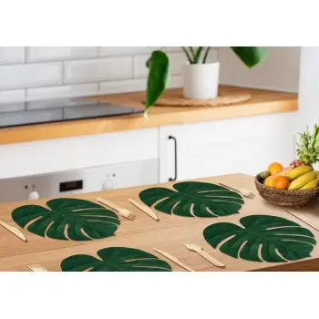 P/4 HOJAS VERDES 34X30CM