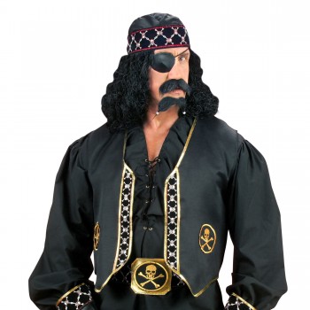 Chaleco Pirata Negro T-U