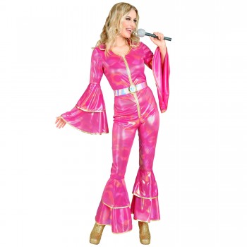 Disf.Mono Disco 70S Rosa T-S