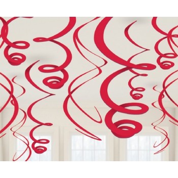 P/12 COLG.ESPIRAL ROJO