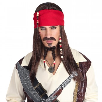Peluca Pirata Del Caribe