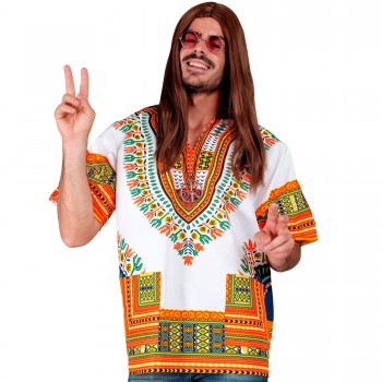 CAMISETA HIPPIE"DASHIKI" S/M