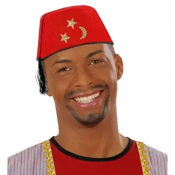 SOMBRERO FEZ ROJO