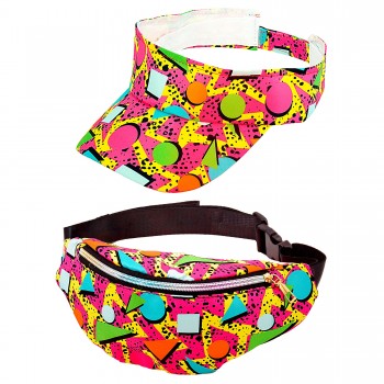 SET VISERA+RIÑONERA FUNKY ROSA