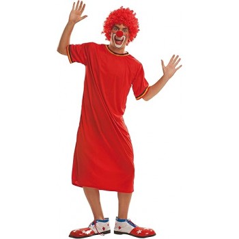 DISF. CAMISA PAYASO ROJA M/L R
