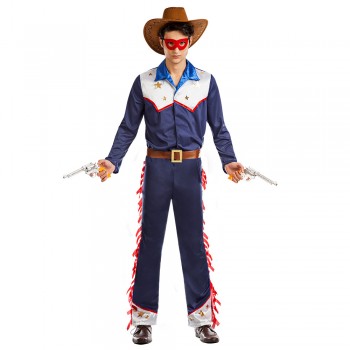 DISF.COWBOY SAM AZUL M/L