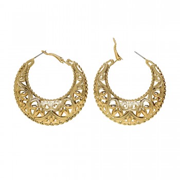 PENDIENTES ARETES GITANA ORO